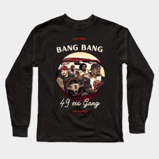 49 ers players cute graphic design artwork Long Sleeve T-Shirt